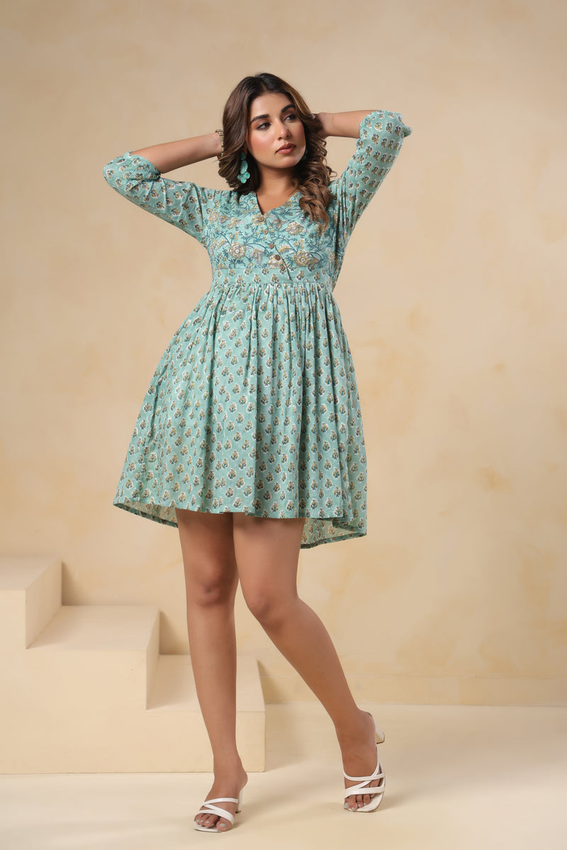 Mal Mal Cotton Short Dress