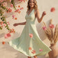 Pista Green cotton Dress