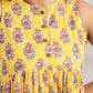 Yellow mal cotton dress
