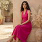 Majenta pink cotton Dress