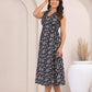 Black grey dress