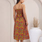 Two prints princess line dress