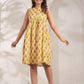 Yellow mal cotton dress