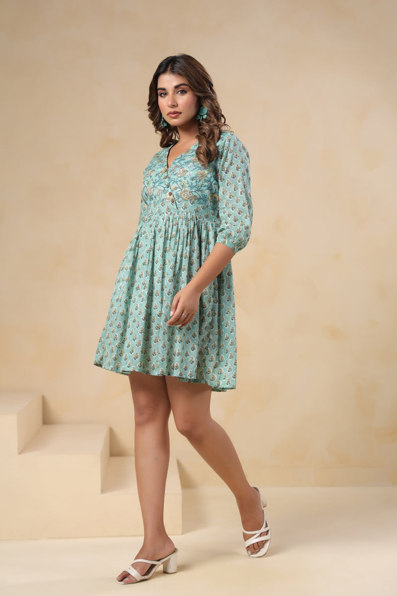 Mal Mal Cotton Short Dress