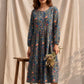Teal Jal Print Dress with Speghtie