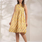 Yellow mal cotton dress