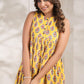 Yellow mal cotton dress
