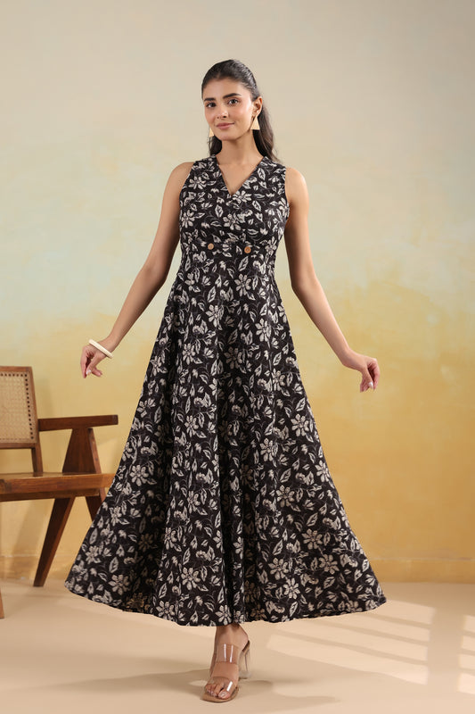 Black berry dress