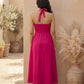 Majenta pink cotton Dress