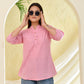 Pink Polka Dotted Top
