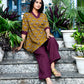 Dark Mustard Printed Co-ord Set