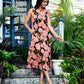 Black Sleeveless Boat Neck Dress