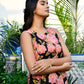 Black Sleeveless Boat Neck Dress