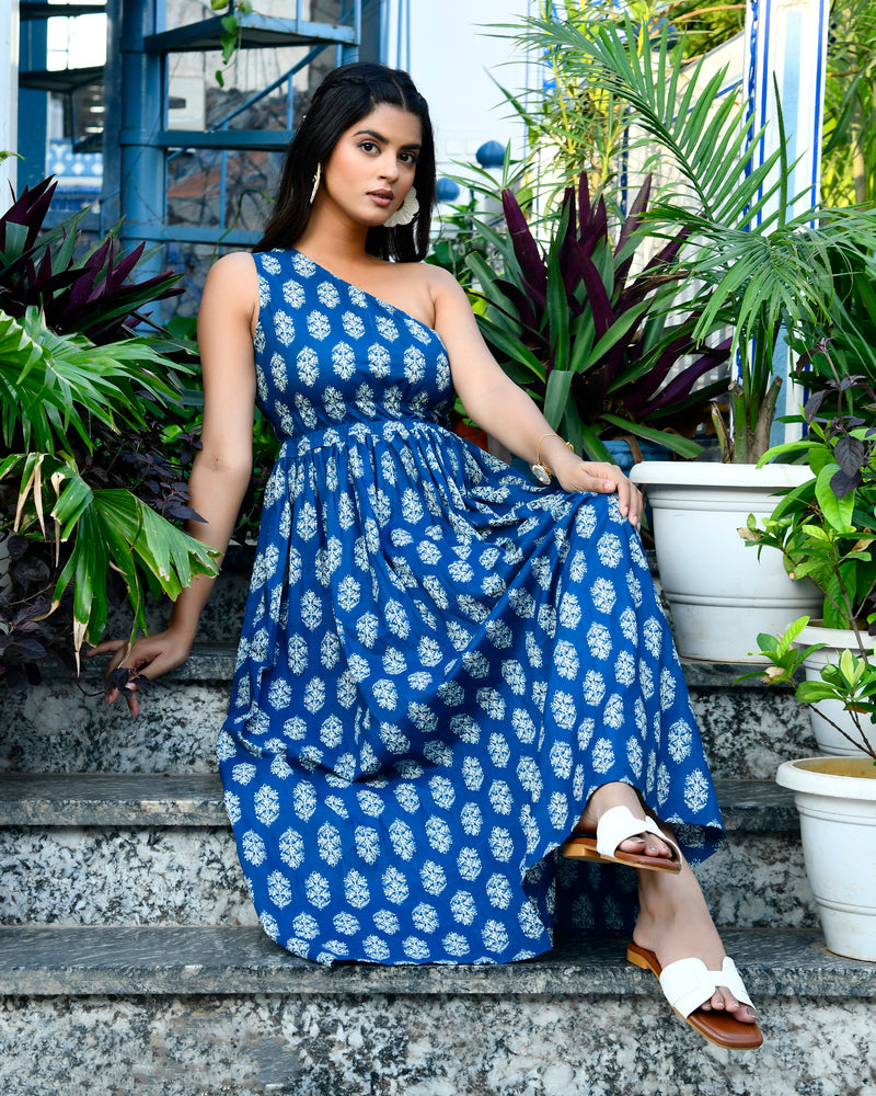 Indigo Long Dress