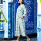 Cream Jaal Buti Printed Dress