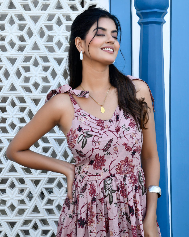 Khalsa Printed Sleeveless Dress