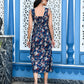 Indigo Smocking Dress