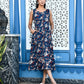 Indigo Smocking Dress