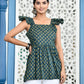 Green Paplum Style Top