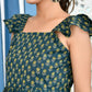 Green Paplum Style Top