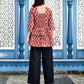 Red Ethnic Printed Top