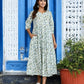 White Rocund Neck Dress