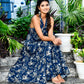 Indigo Halter Neck Dress