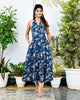 Indigo Halter Neck Dress