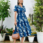Indigo Half Sleeve Dress