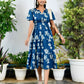 Indigo Half Sleeve Dress