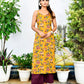 Mustard Straight Kurta Set