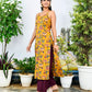 Mustard Straight Kurta Set