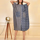 Indigo Black Kaftan Dress-sk-0009