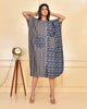 Indigo Black Kaftan Dress-sk-0009