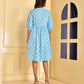 Blue Day Puff Dress