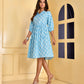 Blue Day Puff Dress