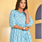 Blue Day Puff Dress