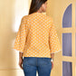 Butter Yellow Line Top with Jacket