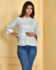 Pista Green Printed Top