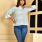 Pista Green Printed Top