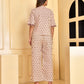 Beige Bagru Style Coord Set