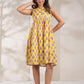Yellow mal cotton dress