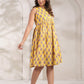Yellow mal cotton dress