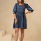 Square Neckline  short dress