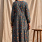 Teal Jal Print Dress with Speghtie