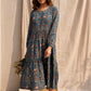 Teal Jal Print Dress with Speghtie