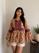 Hand block Printed Top