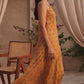 Mustard Print HandBlock Dress